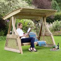 See more information about the Santorini Garden Swing Seat by Zest - 2 Seats