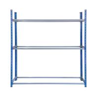 See more information about the Steel & MDF Shelving Unit 185cm - Blue T-Rax Tyre Racking 180cm by Raven