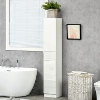 See more information about the kleankin Tall Bathroom Cabinet with Adjustable Shelves