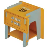 See more information about the JCB Junior Side Table Yellow 1 Shelf by Kidsaw