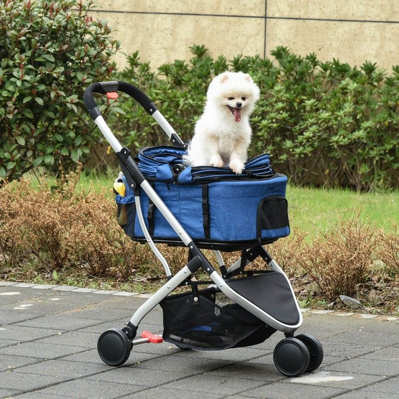 PawHut 2 In 1 Foldable Dog Stroller