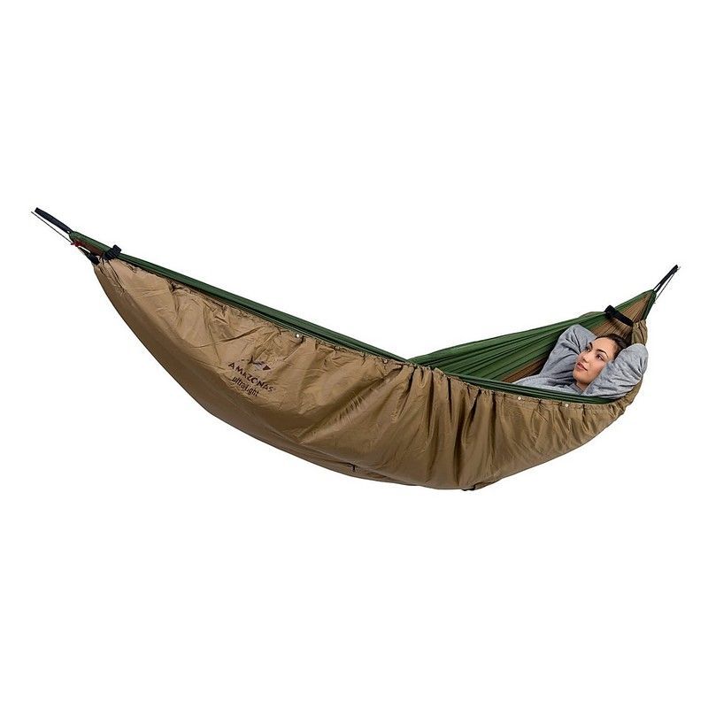 Underquilt-Poncho Hammock With Under Quilt - Brown