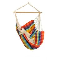 See more information about the Brasil Rainbow Hammock Chair - Checked Rainbow Multicoloured
