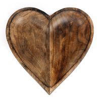 See more information about the Heart Bowl Wood - 30.5cm