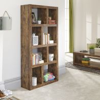 See more information about the Jakarta Tall Bookcase Brown 8 Shelves