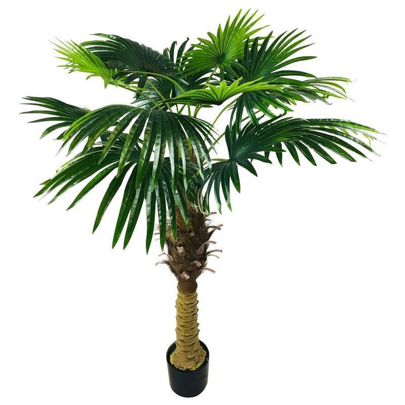 Fan Palm Tree Artificial Plant Green - 150cm