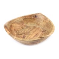 See more information about the Triangular Bowl Wood - 28cm