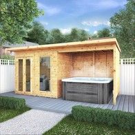 See more information about the Mercia Maine 7' 7" x 15' 7" Pent Summerhouse - Classic 12mm Cladding Tongue & Groove