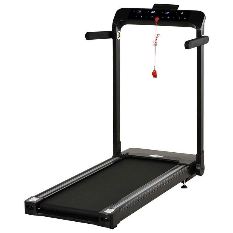 Homcom 600W Foldable Steel Motorised Treadmill Running Machine W/Safety Button