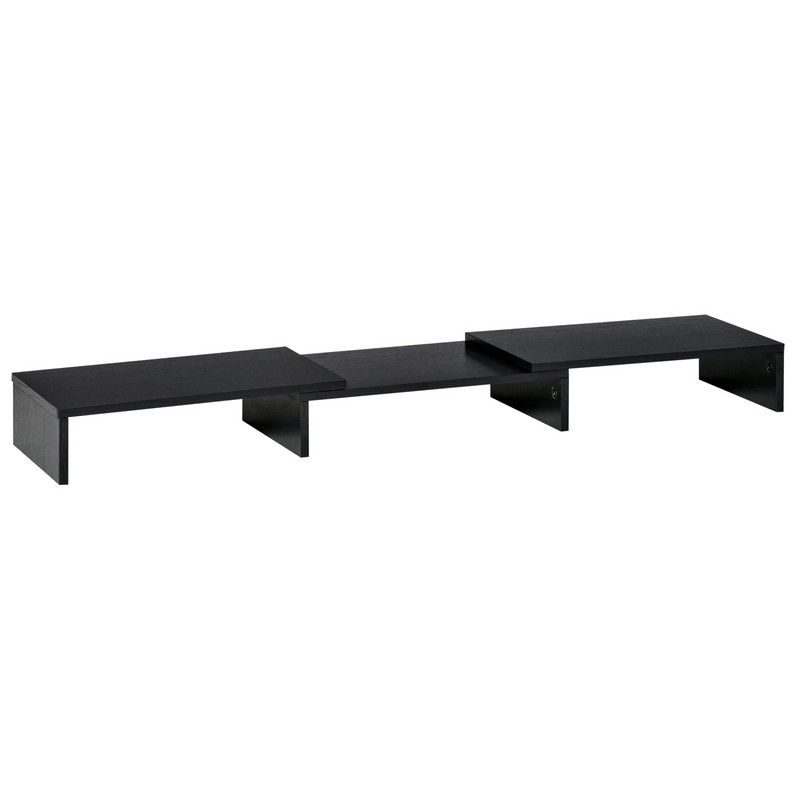 Vinsetto Dual Monitor Stand Riser With Adjustable Length And Angle