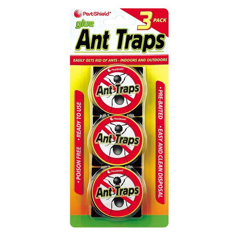 PestShield 3 Pack Glue Ant Traps