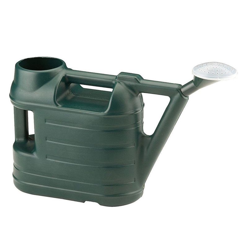 Ward 6.5L Space Saving Watering Can Plastic Green 