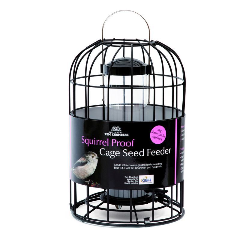 Tom Chambers Squirrel Proof Cage Seed Feeder