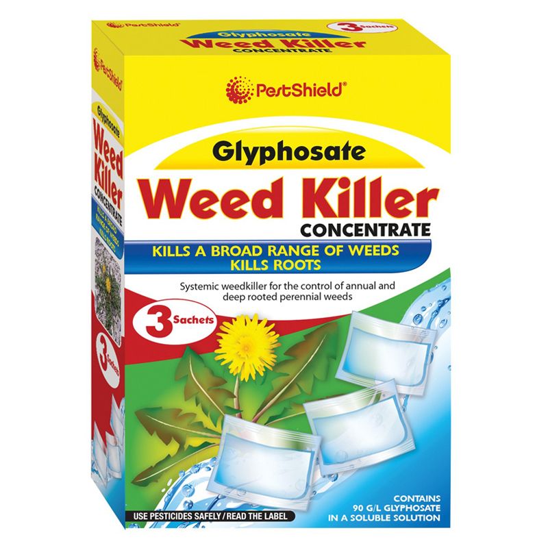 PestShield 3 Pack Glyphosate Weed Killer Concentrate