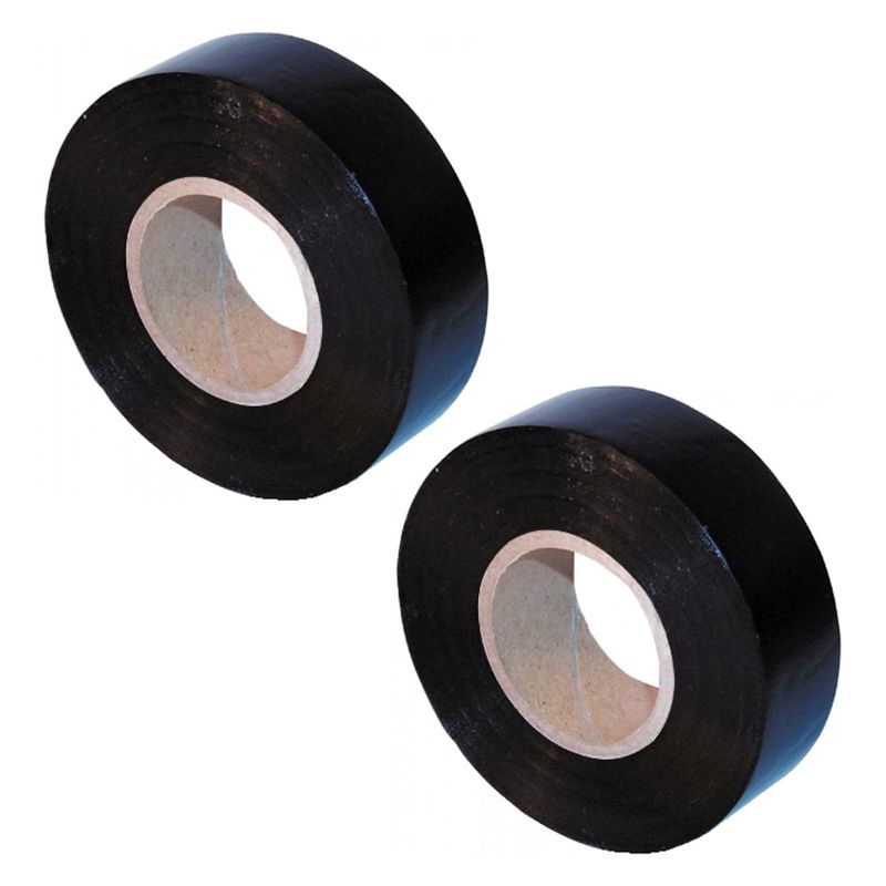 2 Pack Ultratape PVC Electrical Tape 25mm x 12m - Black