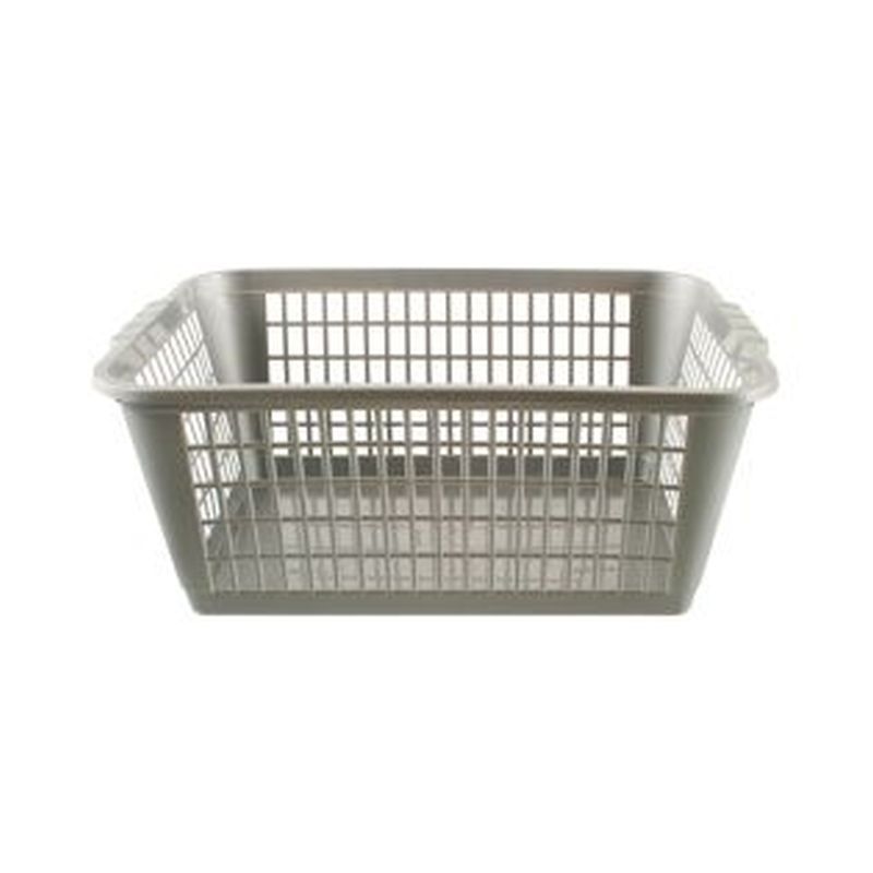 Plastic Basket 6.6 Litres - Grey by Premier