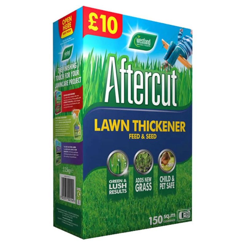 Aftercut Lawn Thickener Feed and Seed 150sqm