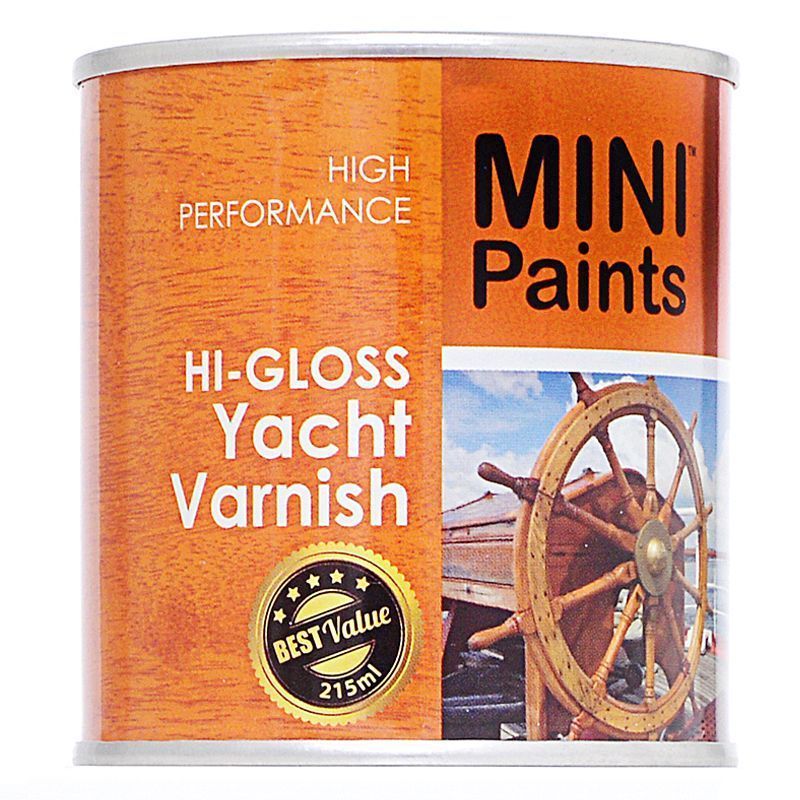 Mini Paints Hi-gloss Yacht Varnish 215ml