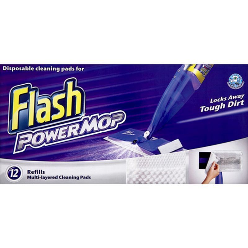 Flash Power Mop Cleaning Refills 12 Pack