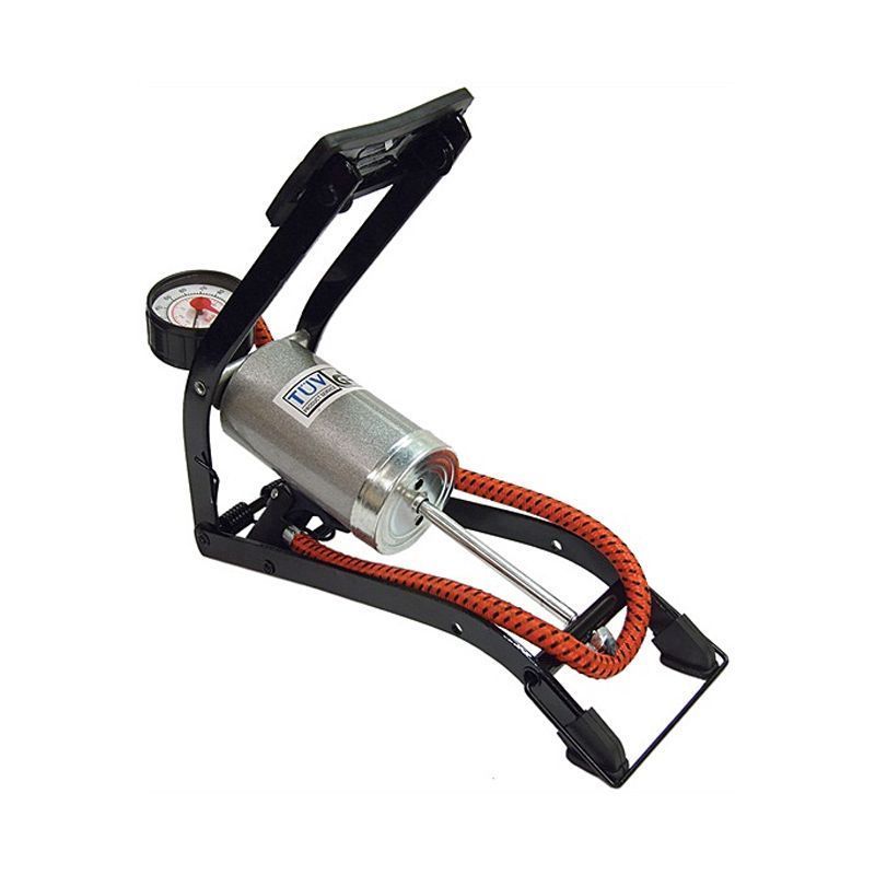 Streetwize Deluxe Quality Single Cylinder Foot Pump