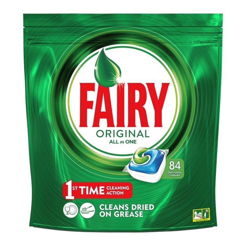 Fairy All In One Dishwasher Capsules 84 Pack