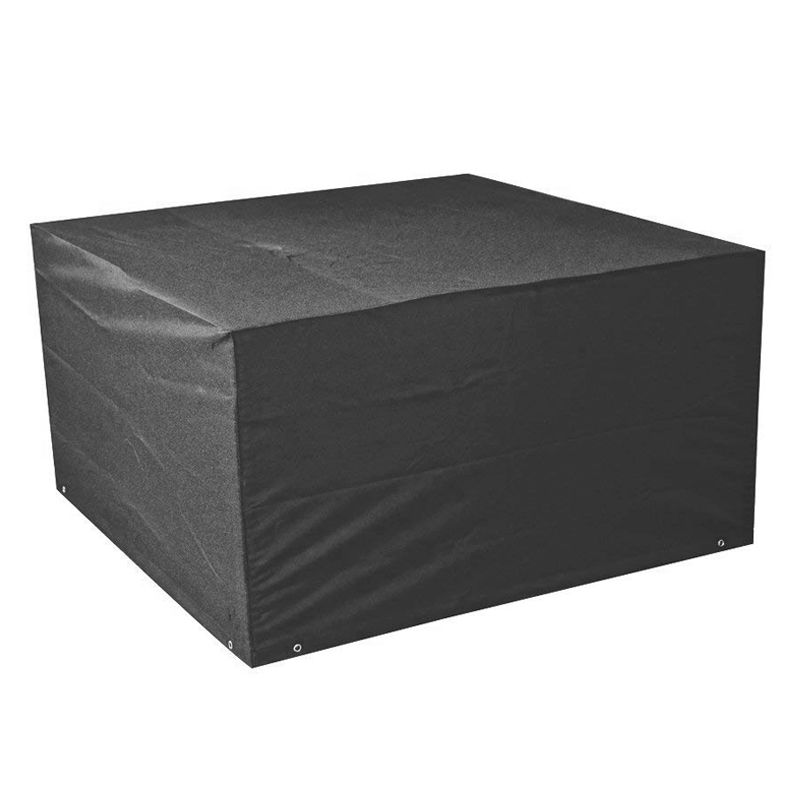 Bosmere Modular Large 4 Seater Cube Set Cover Black 