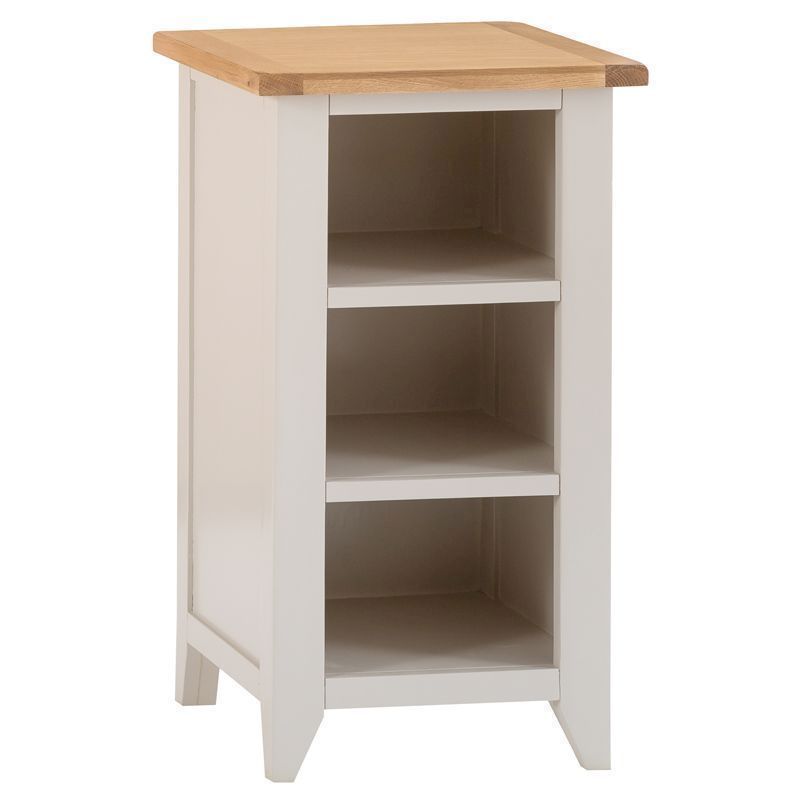 Elsing Bookcase Oak Off-white 3 Shelves 
