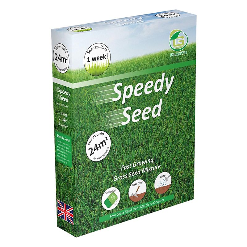 400g G Plants Speedy Grass Seed 24 Square Meters Coverage