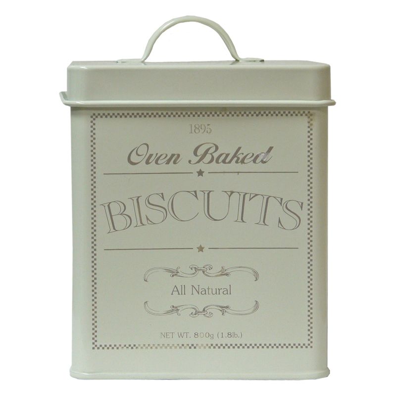 Biscuit Country Kitchen Storage Jar Tin