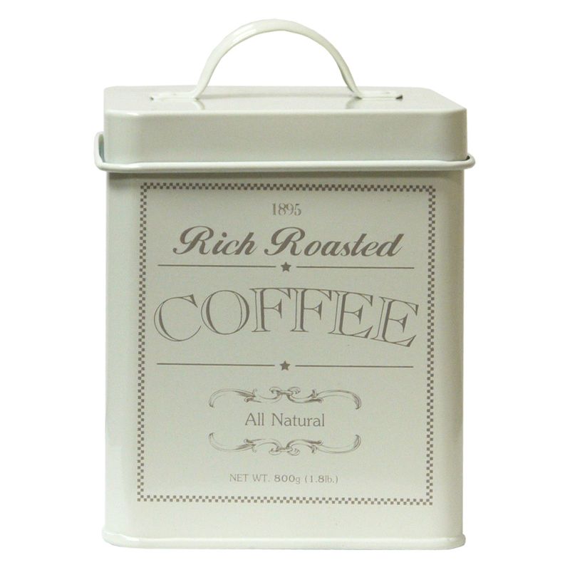 Coffee Country Kitchen Storage Jar Tin