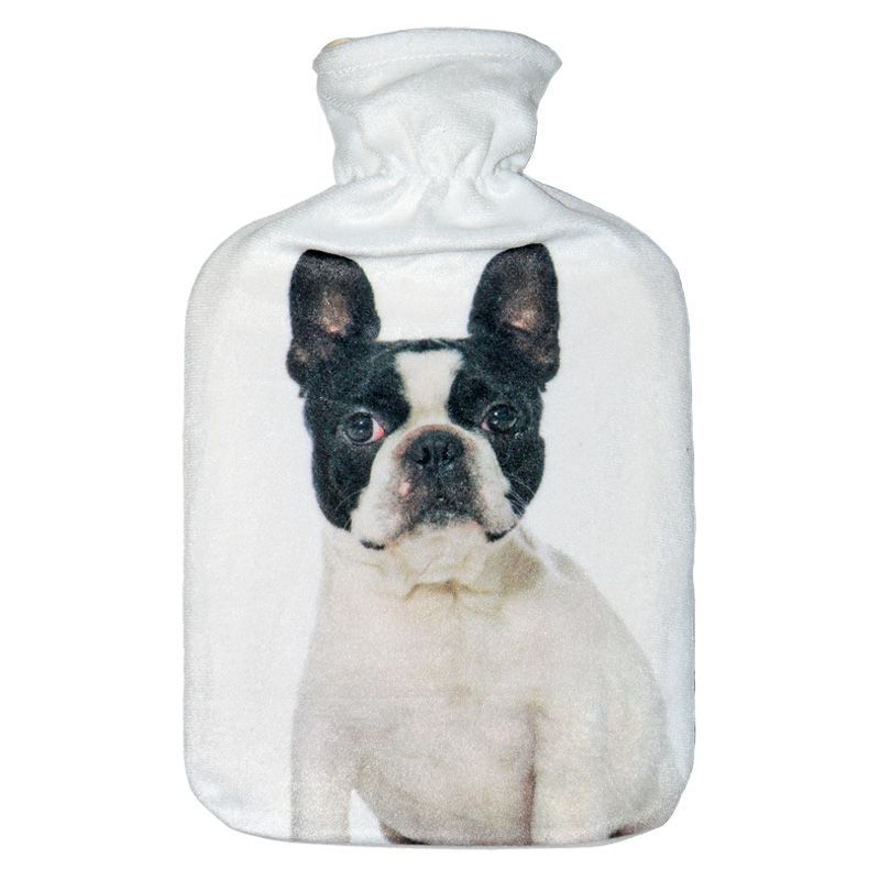 2 Litre Water Bottle French Black & White Bulldog