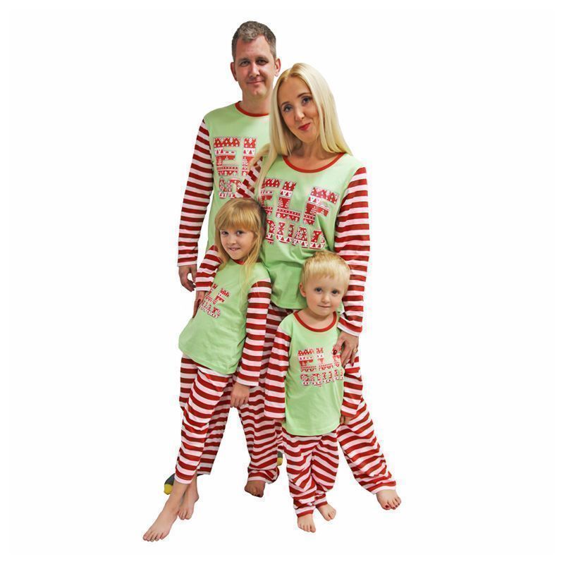 Family Elf Squad Christmas Pyjama Set Mens Medium