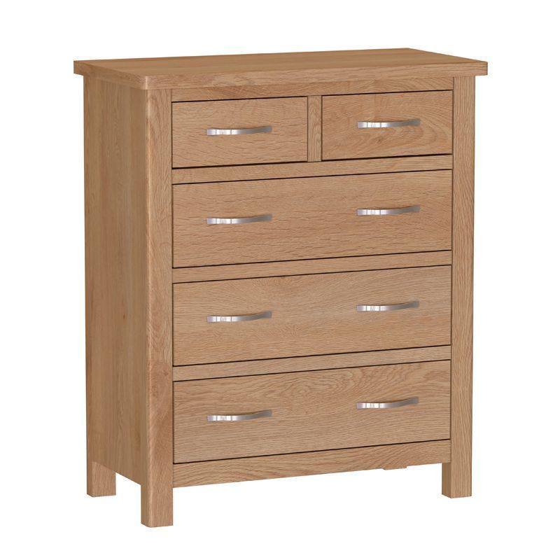 Sienna 5 Drawer 2 over 3 Chest of Drawers