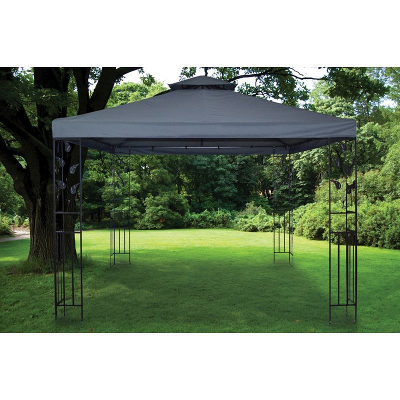 Oakdale Garden Gazebo by Croft with a 3 x 3M Grey Canopy