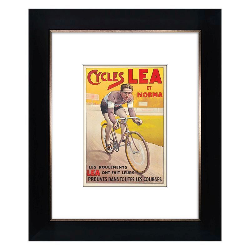 Cycling Lea Framed Print Wall Art 10 x 8 Inch