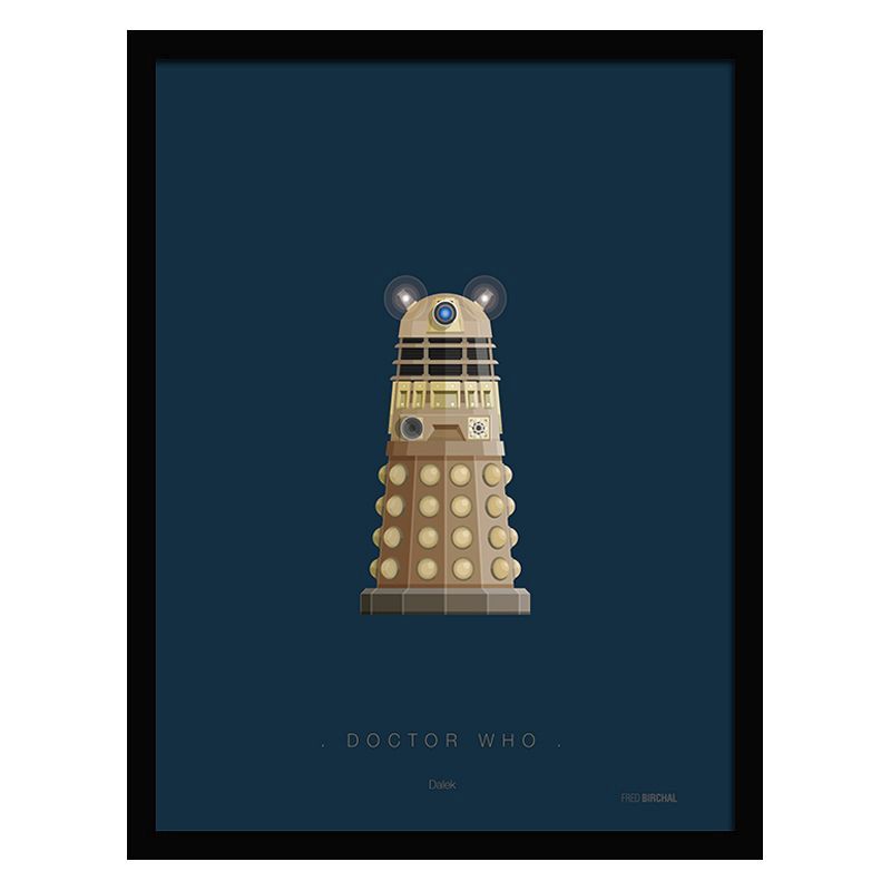 Sci-Fi Costumes Dr Who Dalek Framed Print Wall Art 14 x 11 Inch