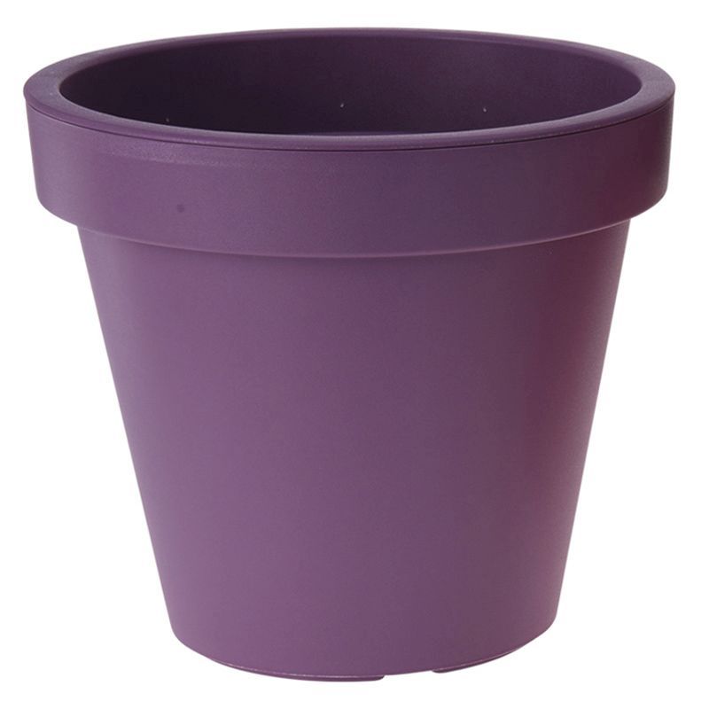 20cm Round Flowerpot Purple