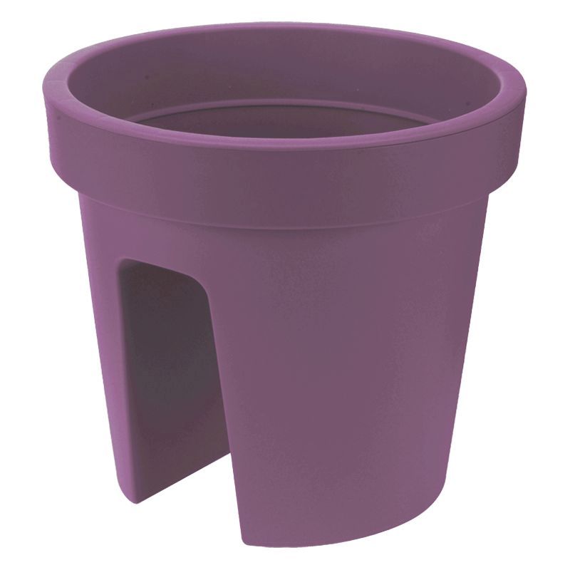 28cm Balcony Flower Pot Purple