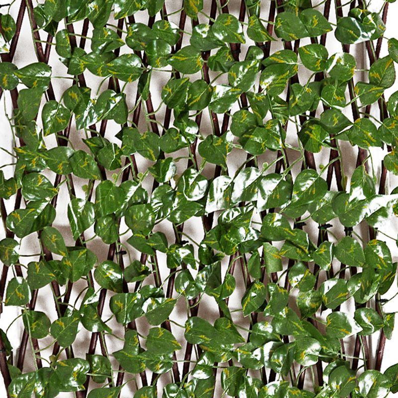 Expanding Willow Trellis Artificial Variagated Leaves Design 120x180cm