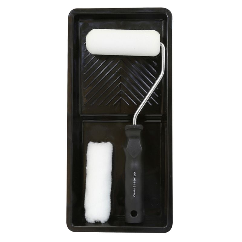 4 inch Paint Roller & Tray Set