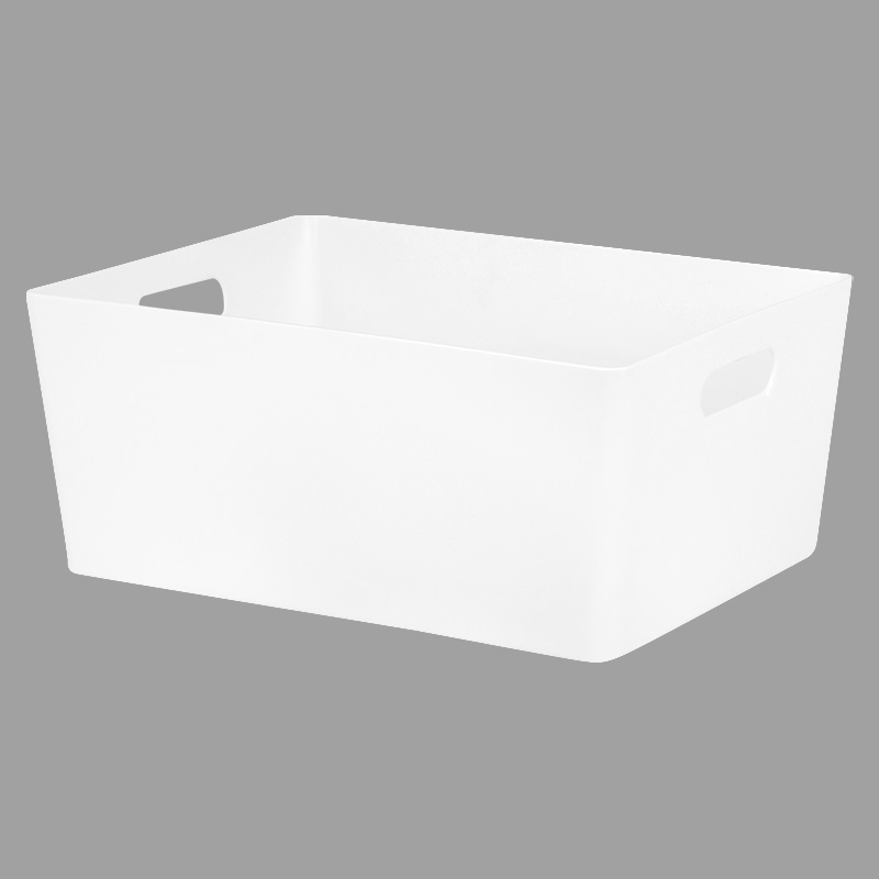 Plastic Basket 11.5 Litres - White Studio by Wham