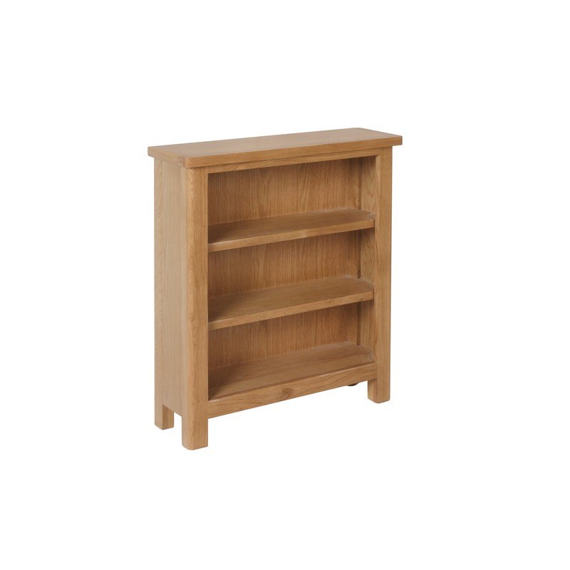 Rutland Bookcase Oak Natural 3 Shelves