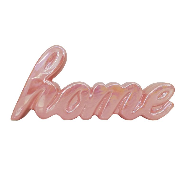 Bloom Home Ornament Pink