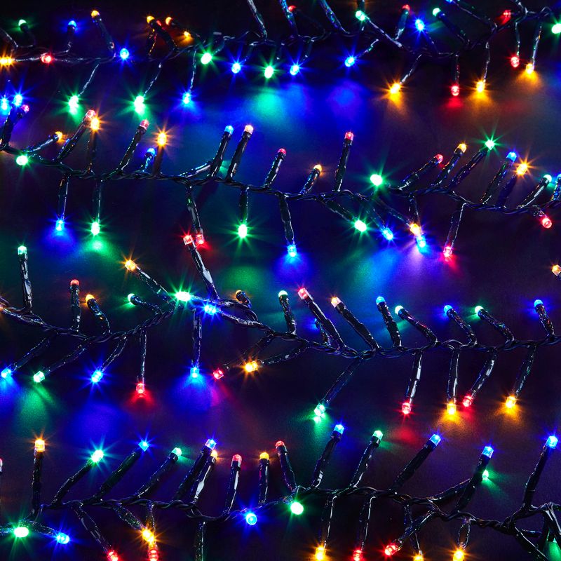 String Cluster Christmas Lights Multifunction Multicolour Outdoor 1000 LED - 16m by Astralis