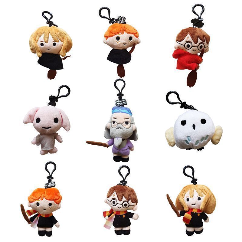 Harry Potter Plush Key Chain Harry With Broom