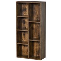 See more information about the Homcom Seven-Compartment Bookcase - Wood-Effect