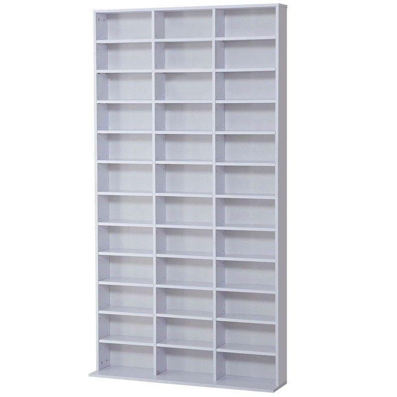 Homcom 33 Adjustable Compartment Storage Unit - White