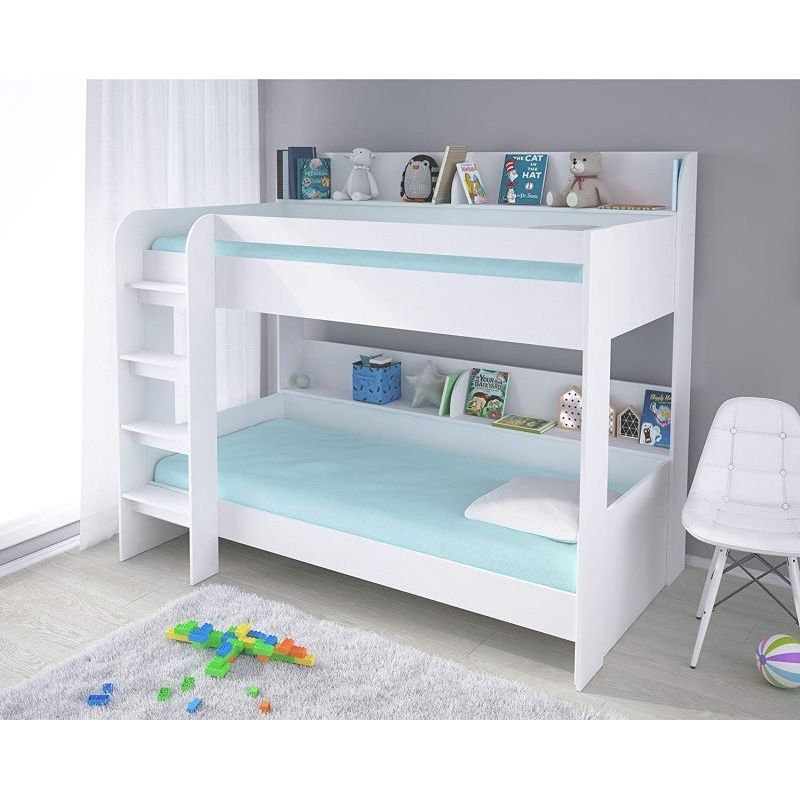 Kudl Single Bunk Bed White 4 x 6ft by Kidsaw