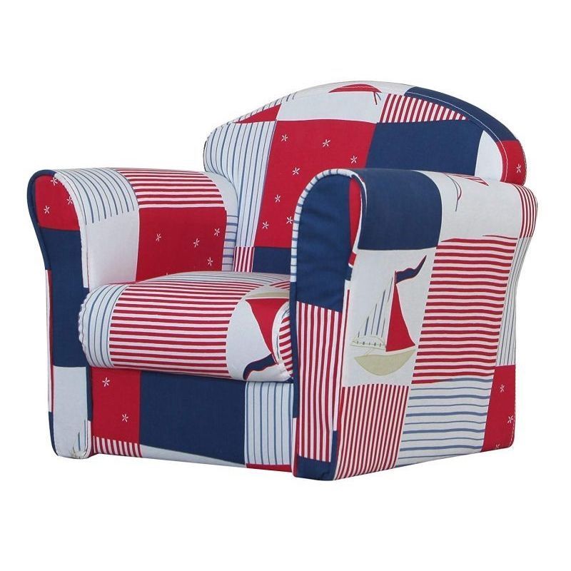 Patchwork Kids Chair Wood Multicoloured by Kidsaw