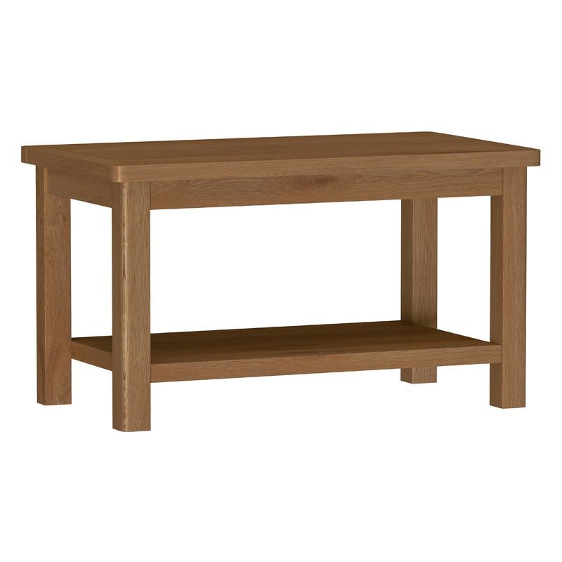 Rutland Coffee Table Oak Natural 1 Shelf